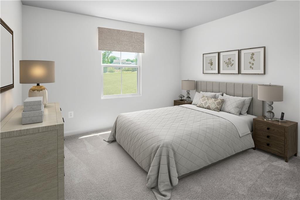 101 Walk Off Way Butler, PA 16001 - Photo 8 of 11 a bedroom with a bed and a lamp