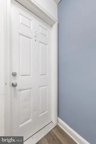 a view of front door