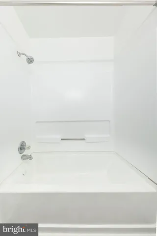 a close up of a bathtub