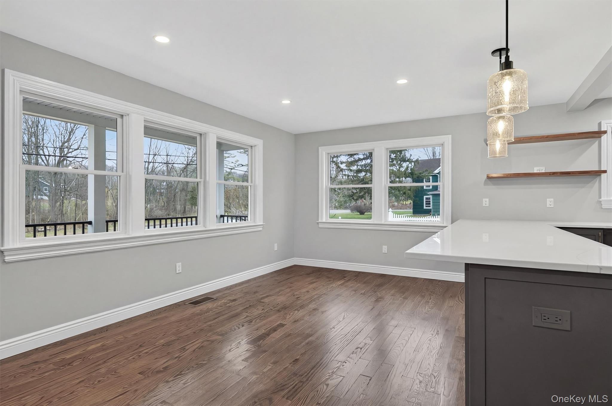 3 Little York Road Warwick, NY 10990 - Photo 13 of 39 a view of an empty room with a window and wooden floor