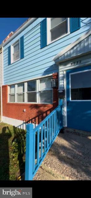 a view of a house with a balcony