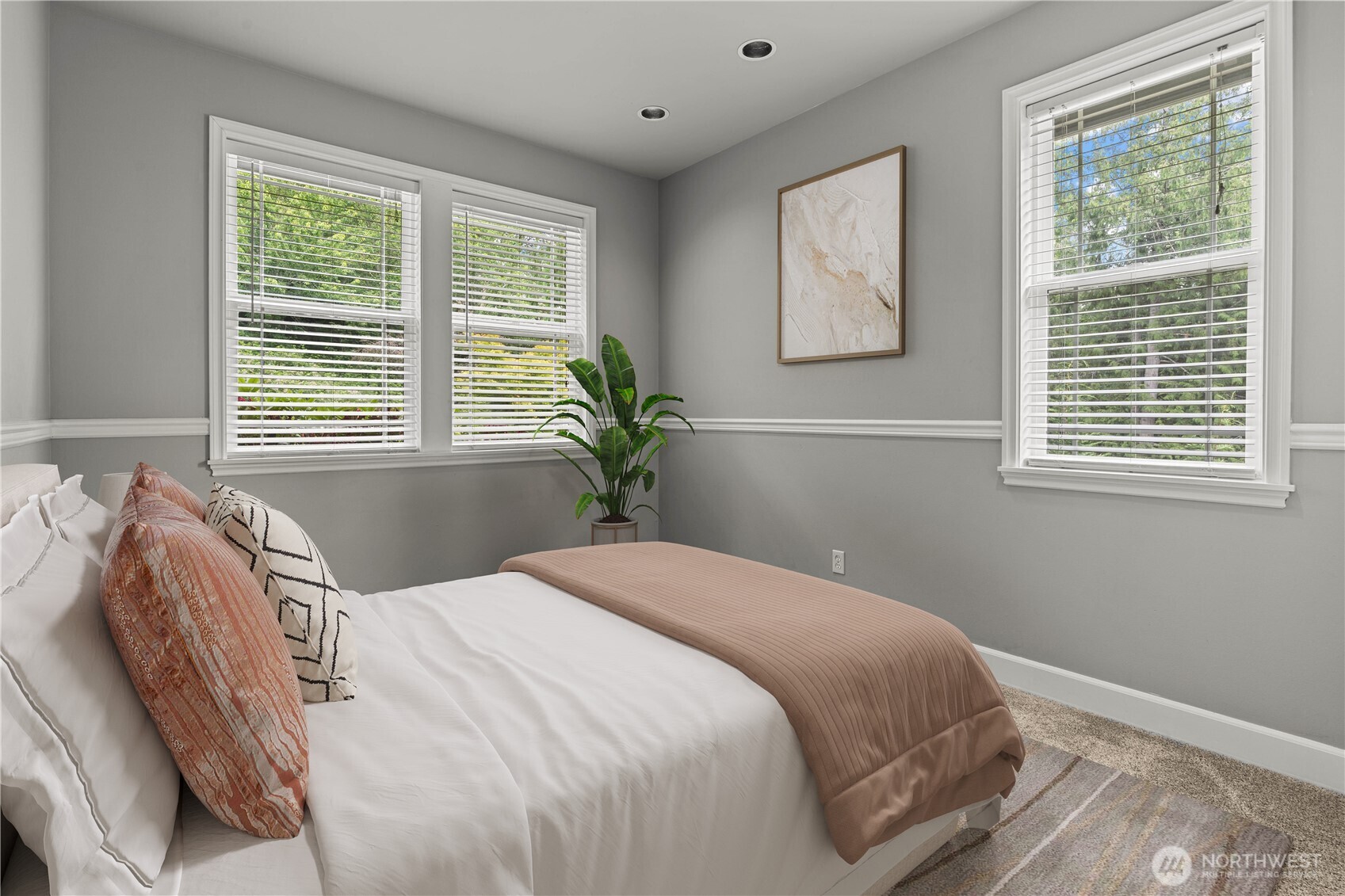 13402 Spiketon Road Buckley, WA 98321 - Photo 19 of 35 a bedroom with a bed and a window