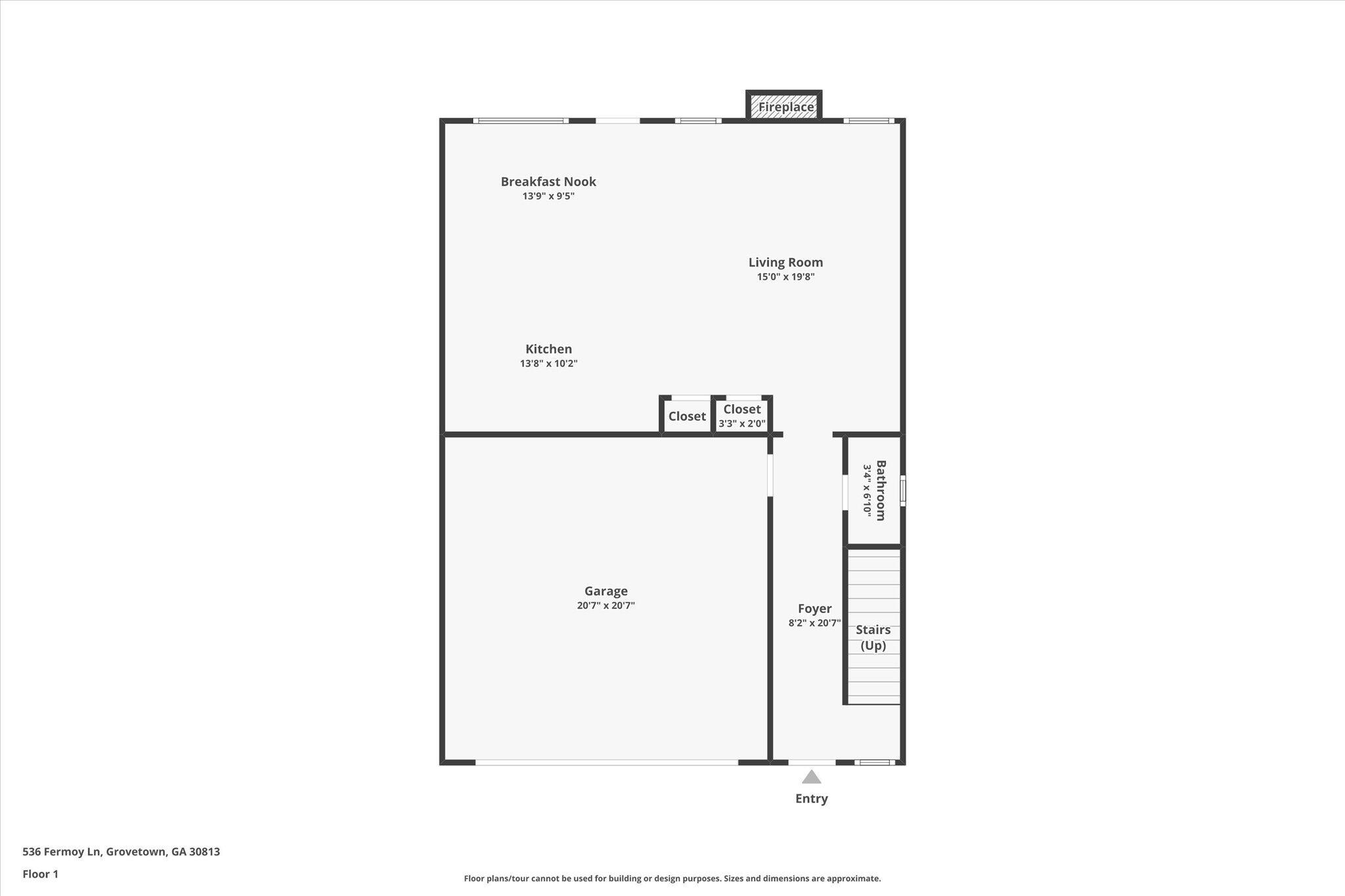 536 Fermoy Lane Grovetown, GA 30813 - Photo 43 of 47 02-Floor-1
