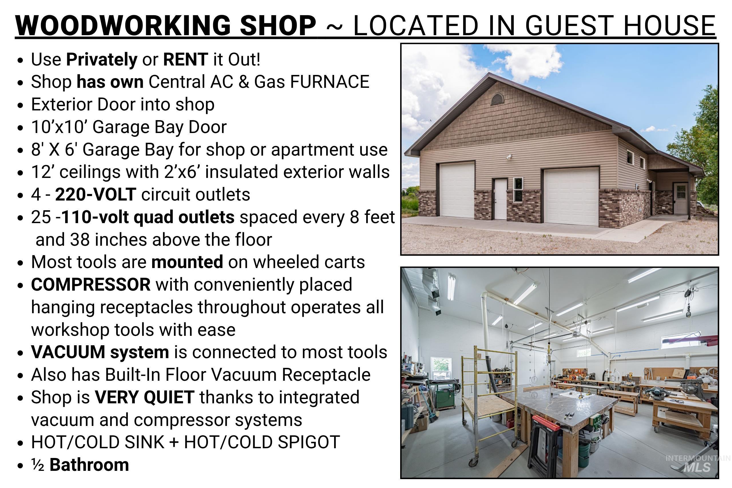 2700 North River Road St. Anthony, ID 83445 - Photo 7 of 50 Woodshop with every bell and whistle