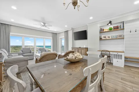 a kitchen with counter top space cabinets and stainless steel appliances