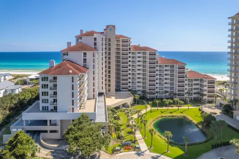 a view of a city with tall buildings