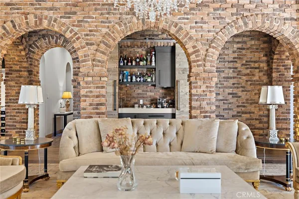 a kitchen with a stove and a microwave