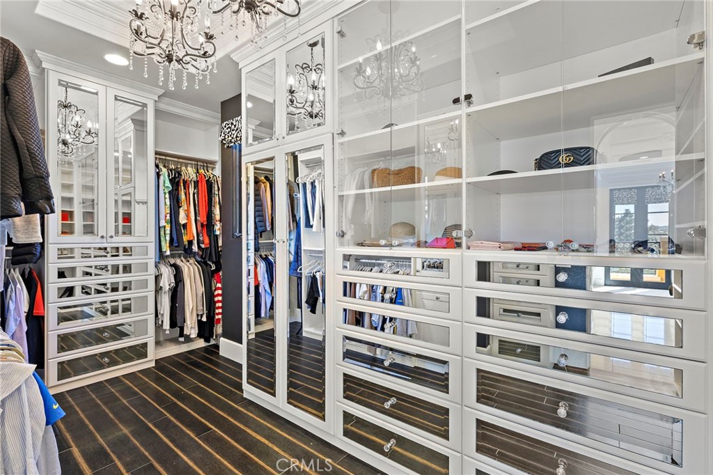 12 Thomas Road Ladera Ranch, CA 92694 - Photo 42 of 70 a view of walk in closet with clothes and shoes