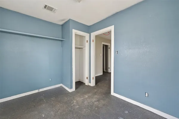 a view of empty room