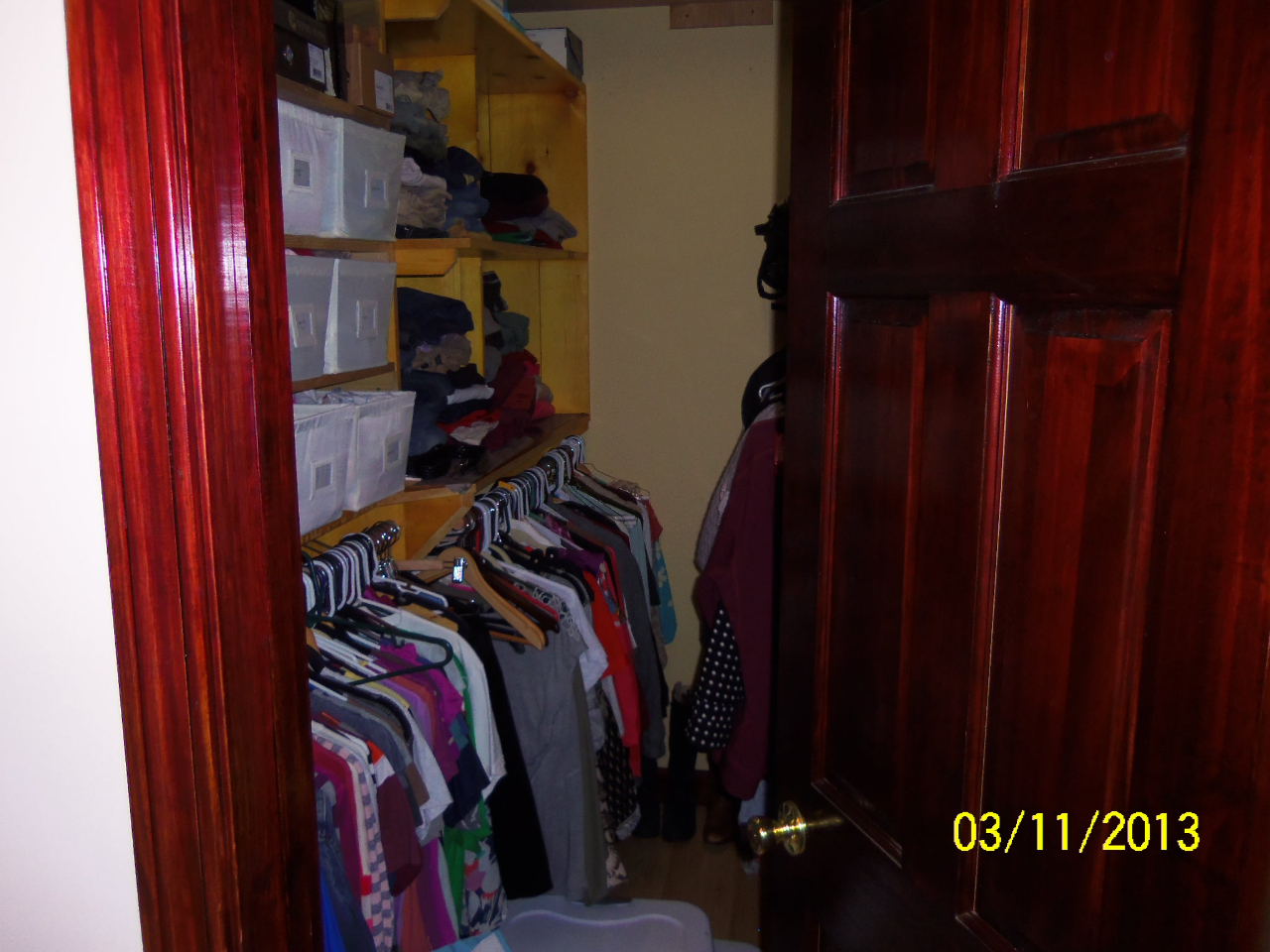 3210 Seneca Hollow Road Elliston, VA 24087 - Photo 18 of 40 a view of walk in closet with clothes and shoes