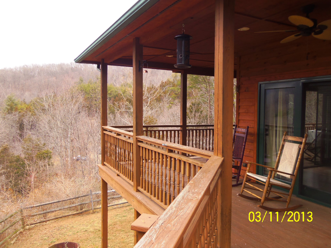 3210 Seneca Hollow Road Elliston, VA 24087 - Photo 29 of 40 a view of balcony with furniture