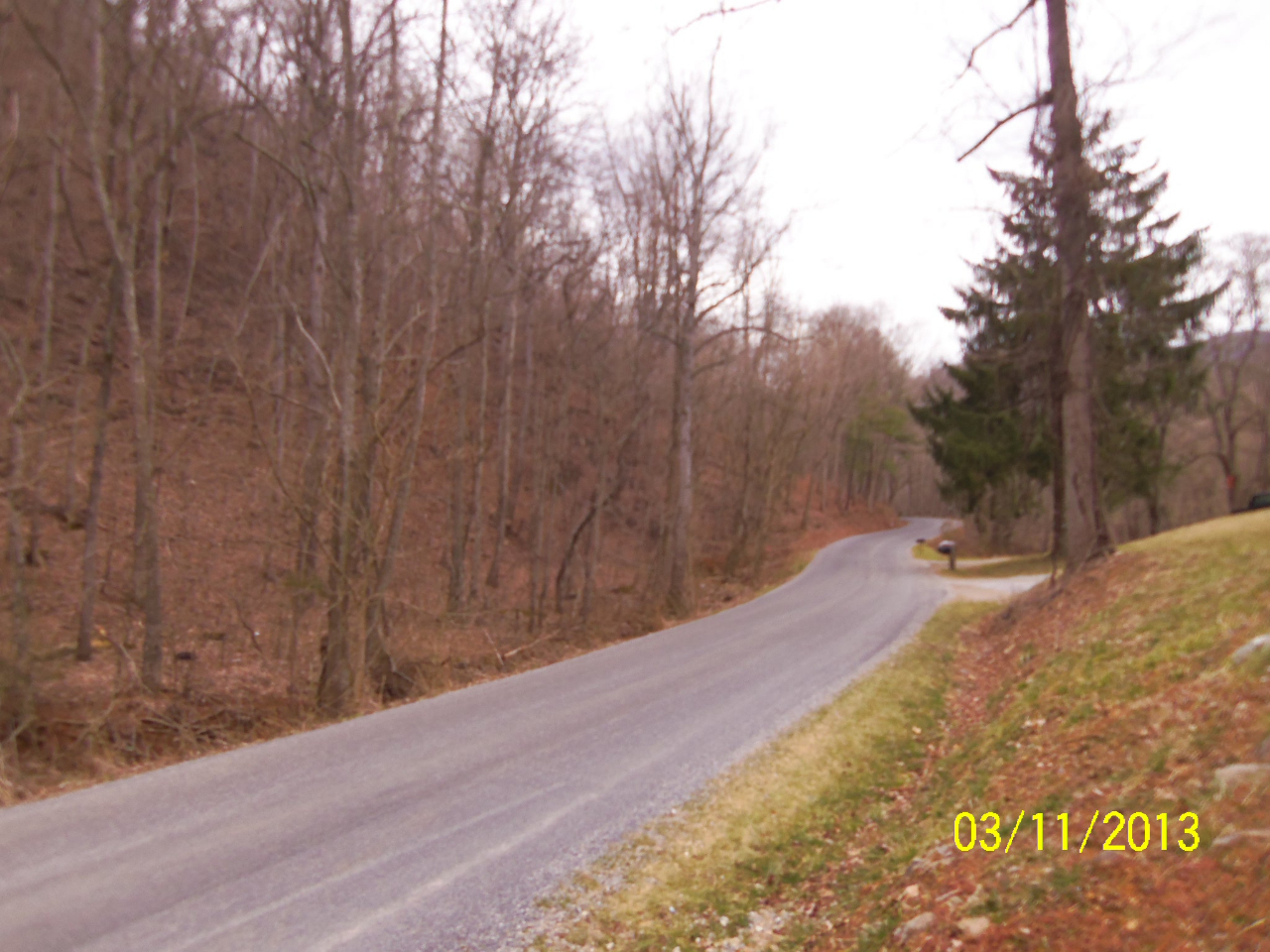 3210 Seneca Hollow Road Elliston, VA 24087 - Photo 38 of 40 a view of a snow on the side of the road
