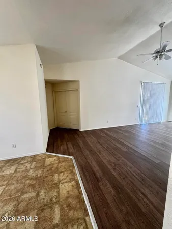 a view of wooden floor