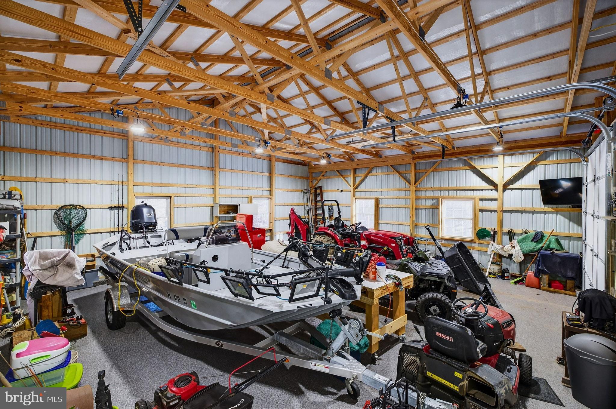 854 Lily Lake Road Wapwallopen, PA 18660 - Photo 33 of 36 Spacious garage for outdoor adventures.
