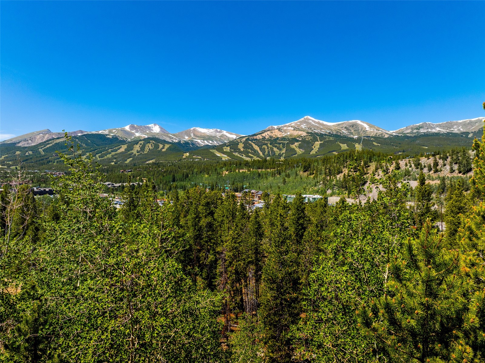 309 Royal Tiger Road Breckenridge, CO 80424 - Photo 5 of 12 a view of a large building with a mountain in the background