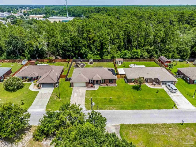an aerial view of tennis court