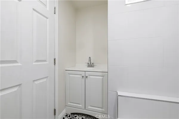 a bathroom with a sink