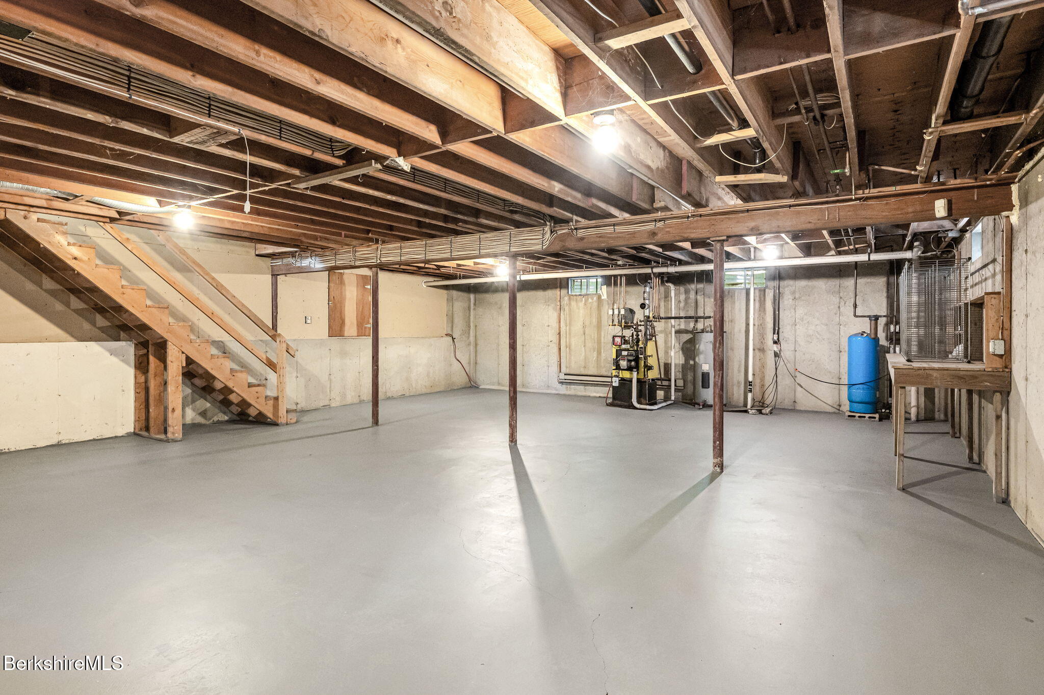 1874 Home Road Sheffield, MA 01230 - Photo 40 of 42 a view of empty room with wooden ceiling