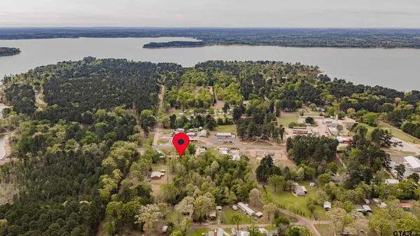 a view of a lake and outdoor space