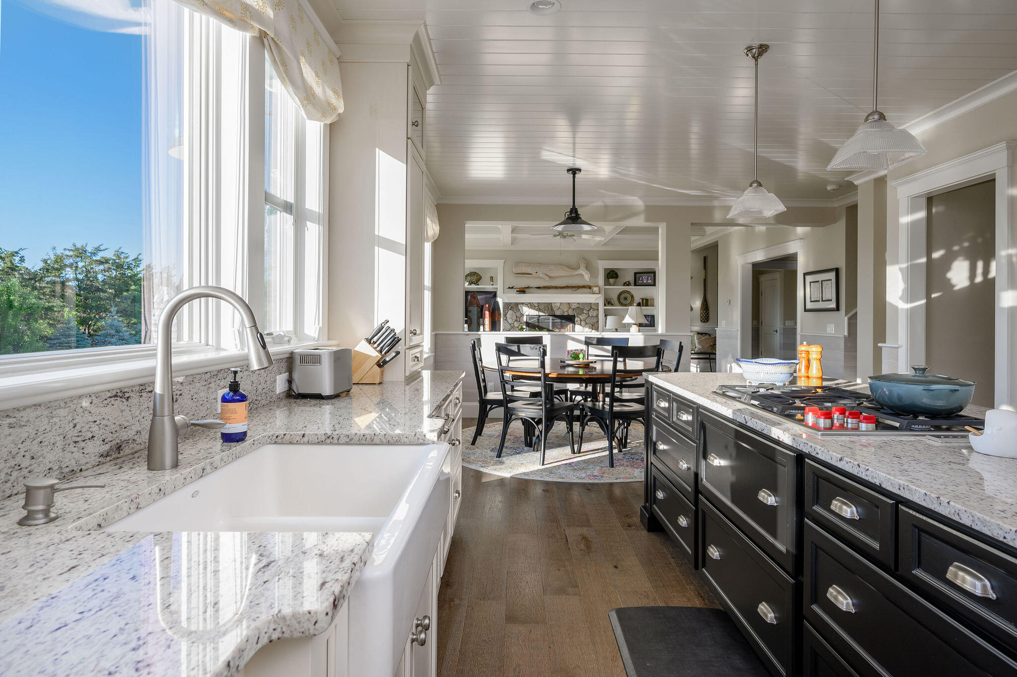111 Harris Meadow Lane Barnstable, MA 02630 - Photo 20 of 56 a kitchen with stainless steel appliances granite countertop a sink a stove and a wooden floors