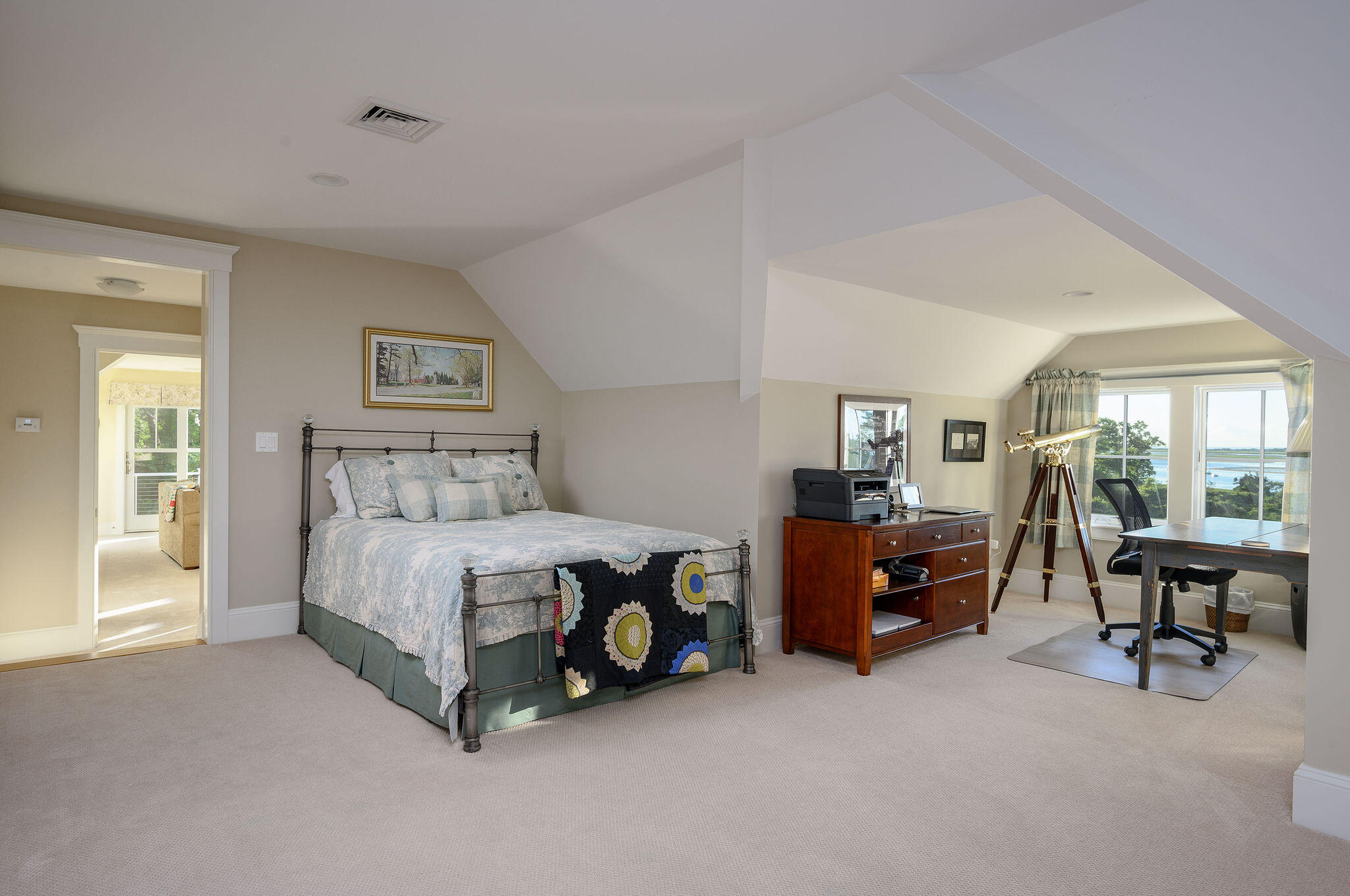 111 Harris Meadow Lane Barnstable, MA 02630 - Photo 39 of 56 a bedroom with a bed and a couch