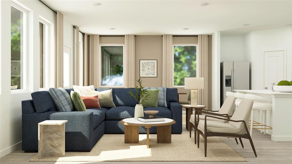 1244 Ponchartrain Drive Dallas, TX 75253 - Photo 12 of 23 a living room with furniture and a large window