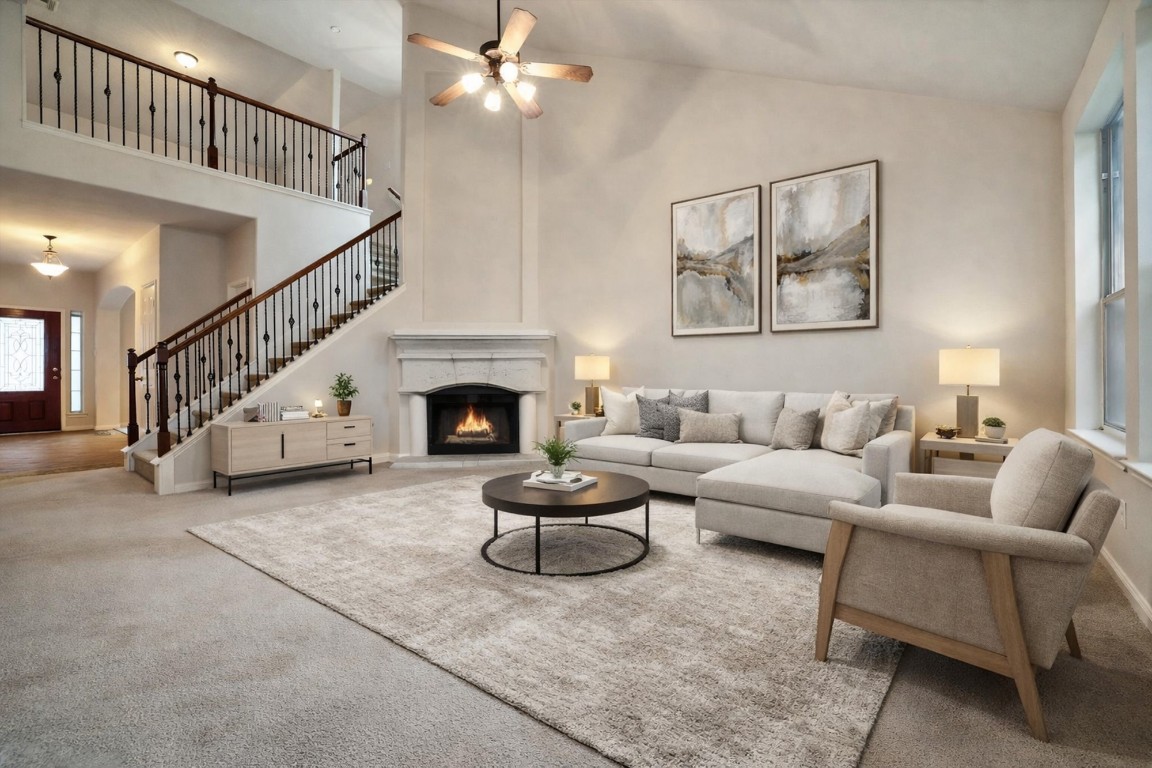 22215 Bridgestone Pine Court Spring, TX 77388 - Photo 8 of 42 Family Room - Staged