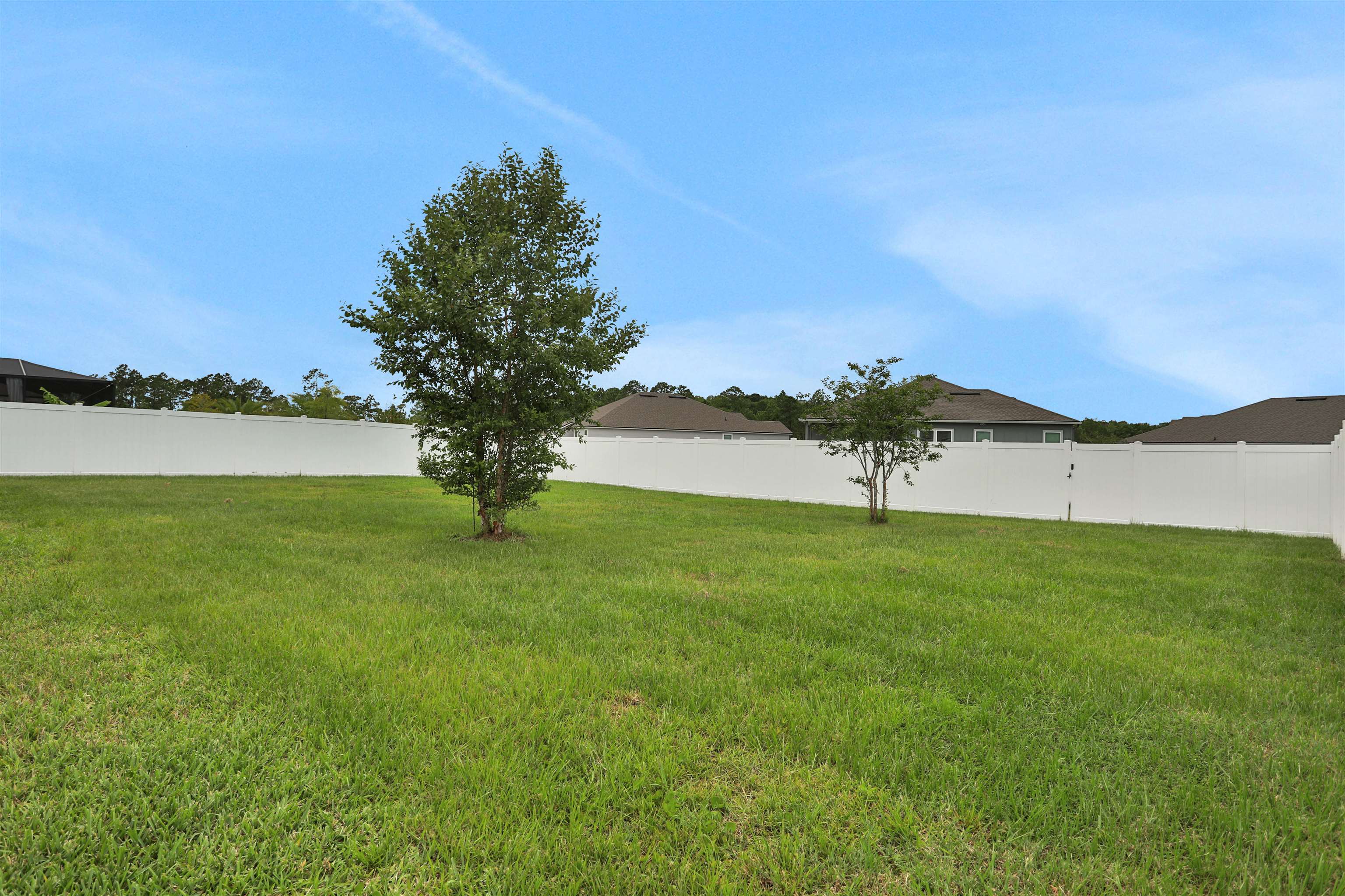 123 Hickory Ridge Road St. Augustine, FL 32084 - Photo 24 of 29 a view of a lake with a yard