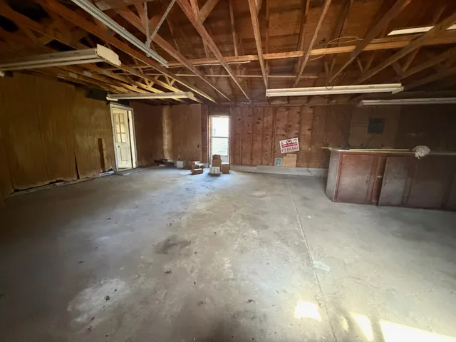 a view of room with refrigerator