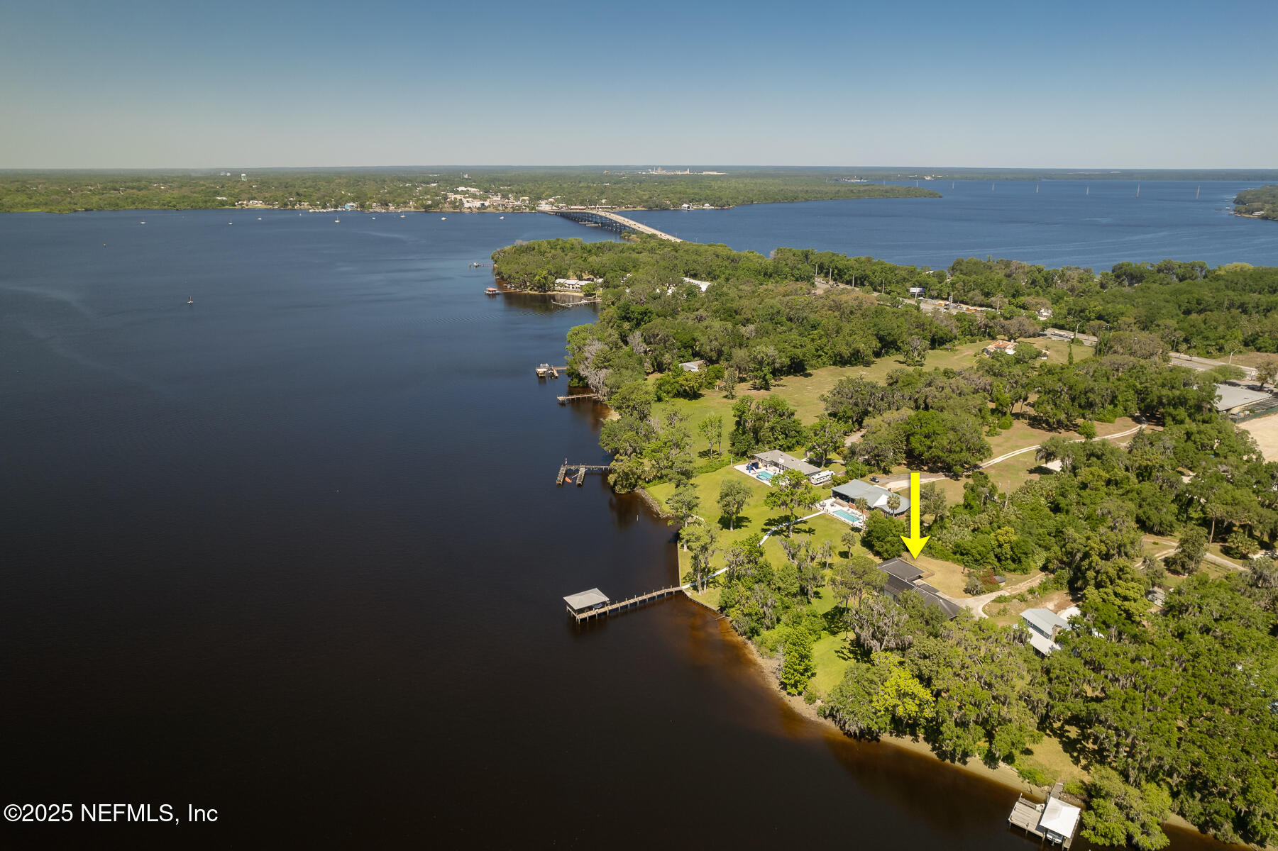 121 Walton Road East Palatka, FL 32131 - Photo 4 of 48 a view of a lake with a yard