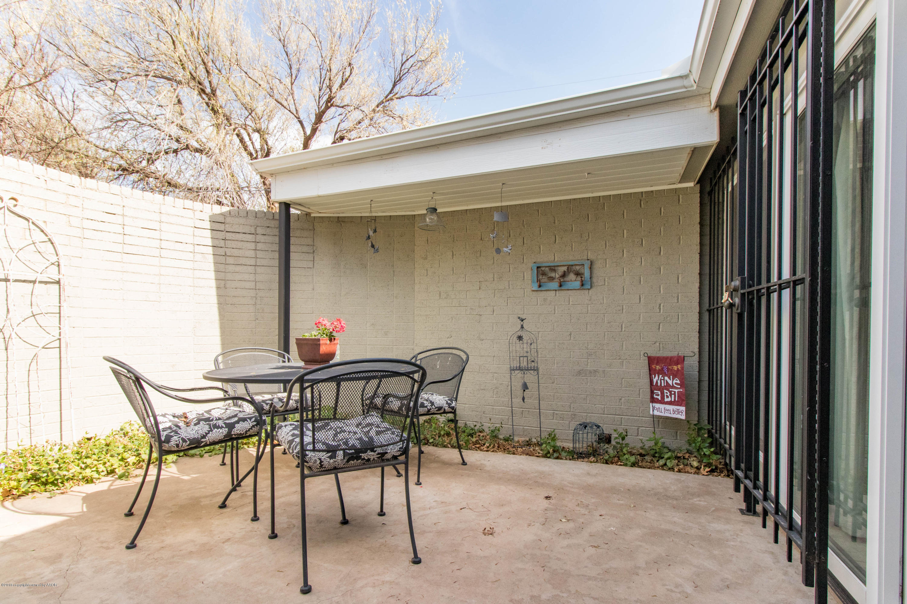6113 Hanson Road Amarillo, TX 79106 - Photo 40 of 41 Enclosed patio off sunroom