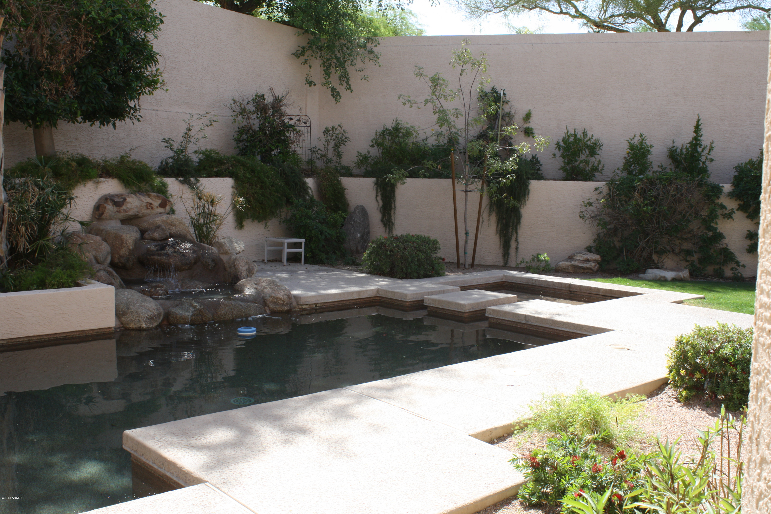 1701 East Hearn Road Phoenix, AZ 85022 - Photo 40 of 41 Backyard Pool Fountain