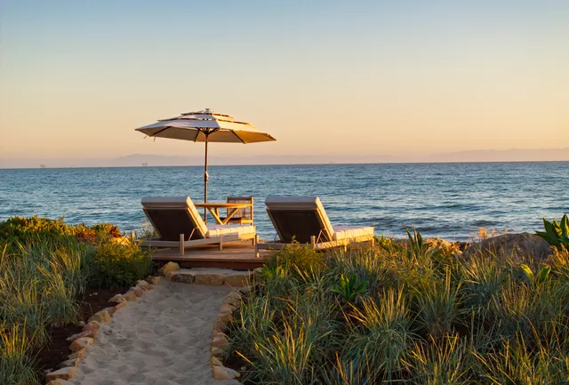 a view of outdoor space with seating area