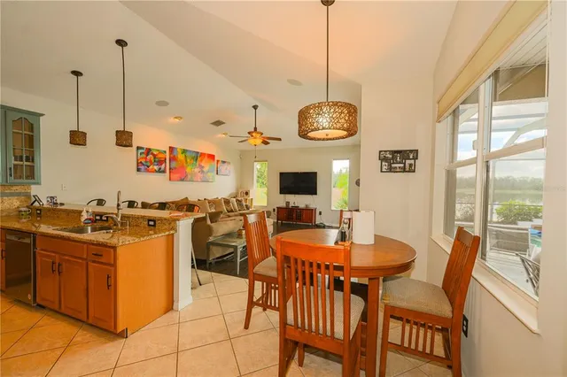 a house view with a sitting space