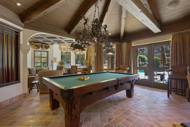 a front view of a building with garden