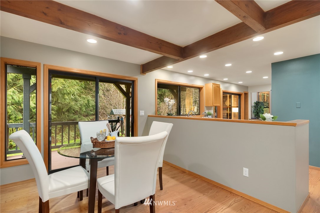 820 Carlson Road Snohomish, WA 98290 - Photo 15 of 39 a view of a dining room with furniture window and outside view