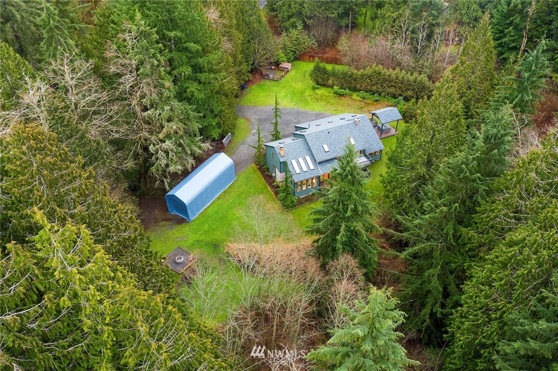 820 Carlson Road Snohomish, WA 98290 - Photo 5 of 39 an aerial view of a house with a yard
