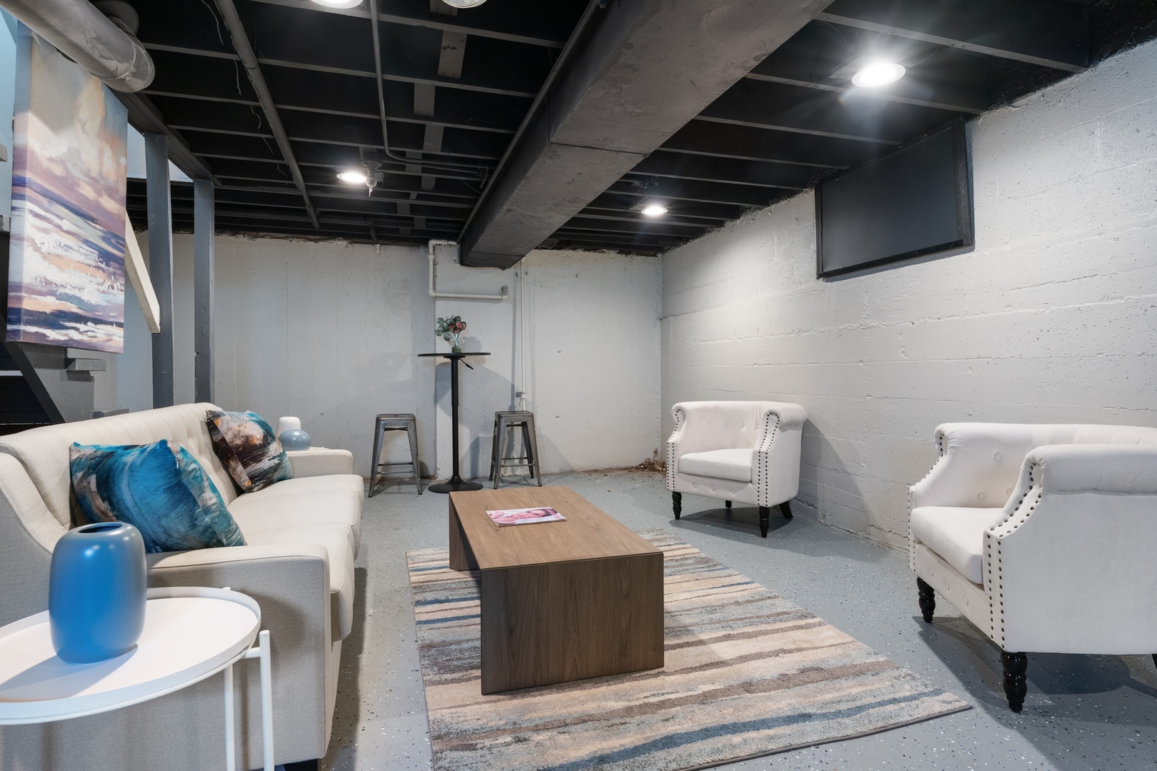 715 East 105th Place Chicago, IL 60628 - Photo 12 of 26 a living room with furniture and a wooden floor