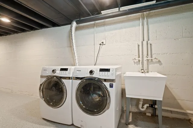 a view of room with gym equipment