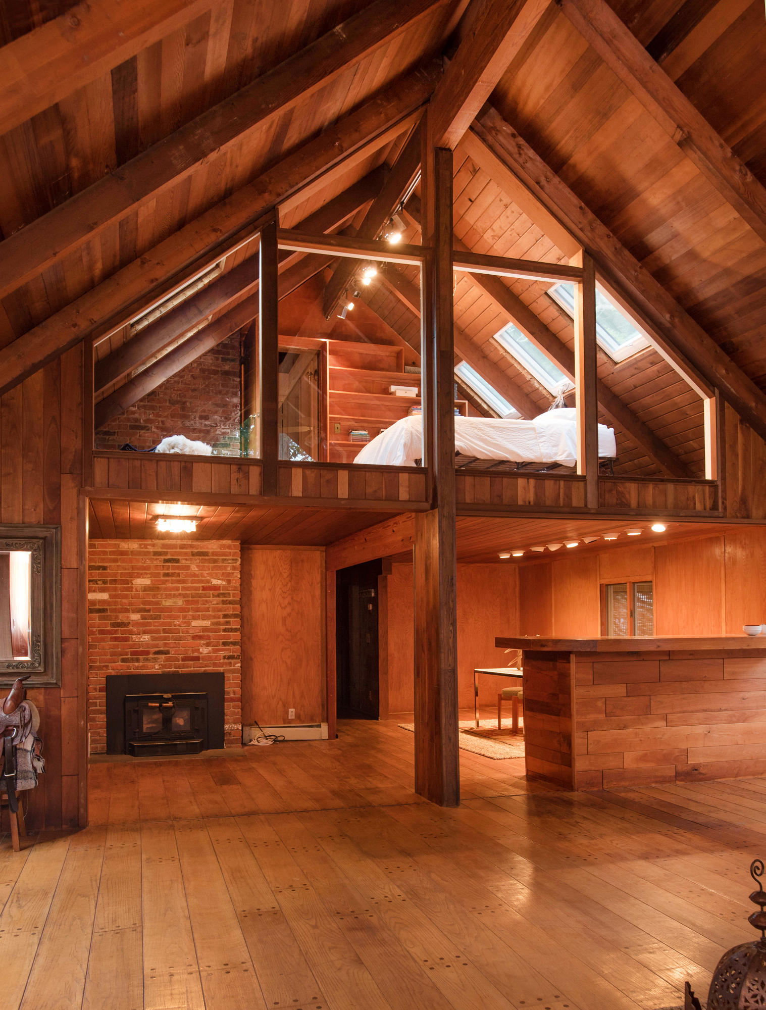 243 Smith Ridge Road New Canaan, CT 06840 - Photo 13 of 29 a view of an empty room with a fireplace