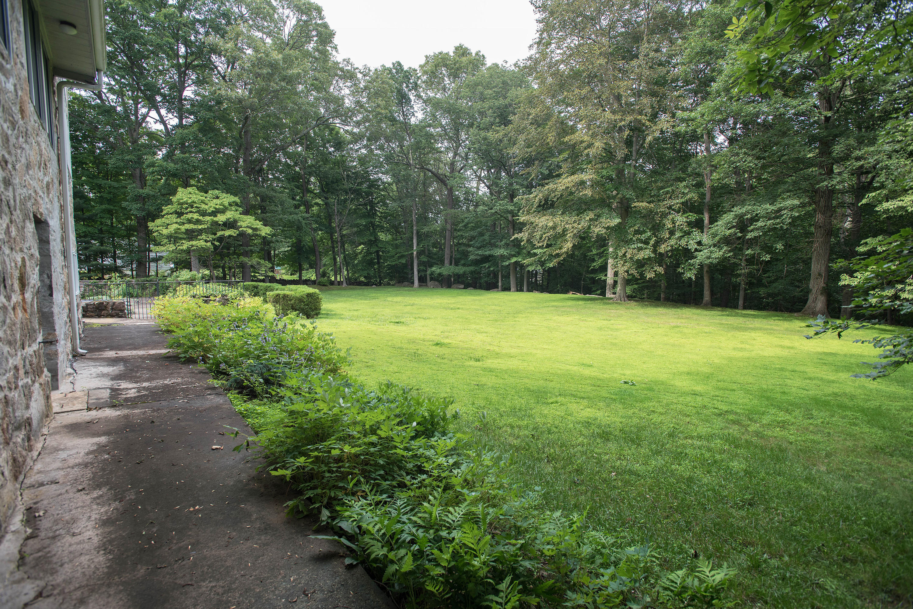 243 Smith Ridge Road New Canaan, CT 06840 - Photo 21 of 29 a view of a grassy field with trees in the background