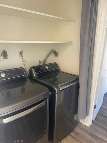 a close view of utility room