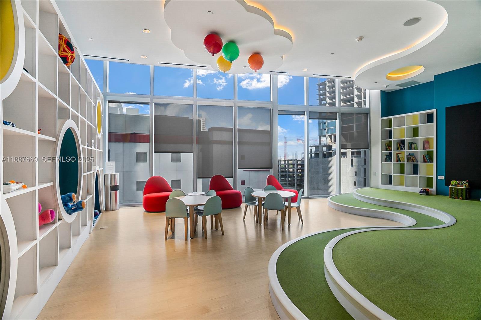 851 Northeast 1st Avenue, Unit 2802 Miami, FL 33132 - Photo 30 of 50 an outdoor space with lots of tables and chairs