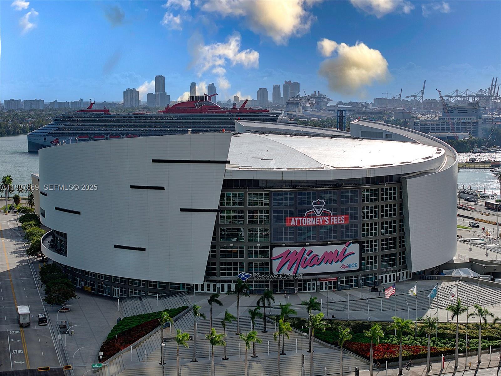 851 Northeast 1st Avenue, Unit 2802 Miami, FL 33132 - Photo 38 of 50 a sign that is on the wall