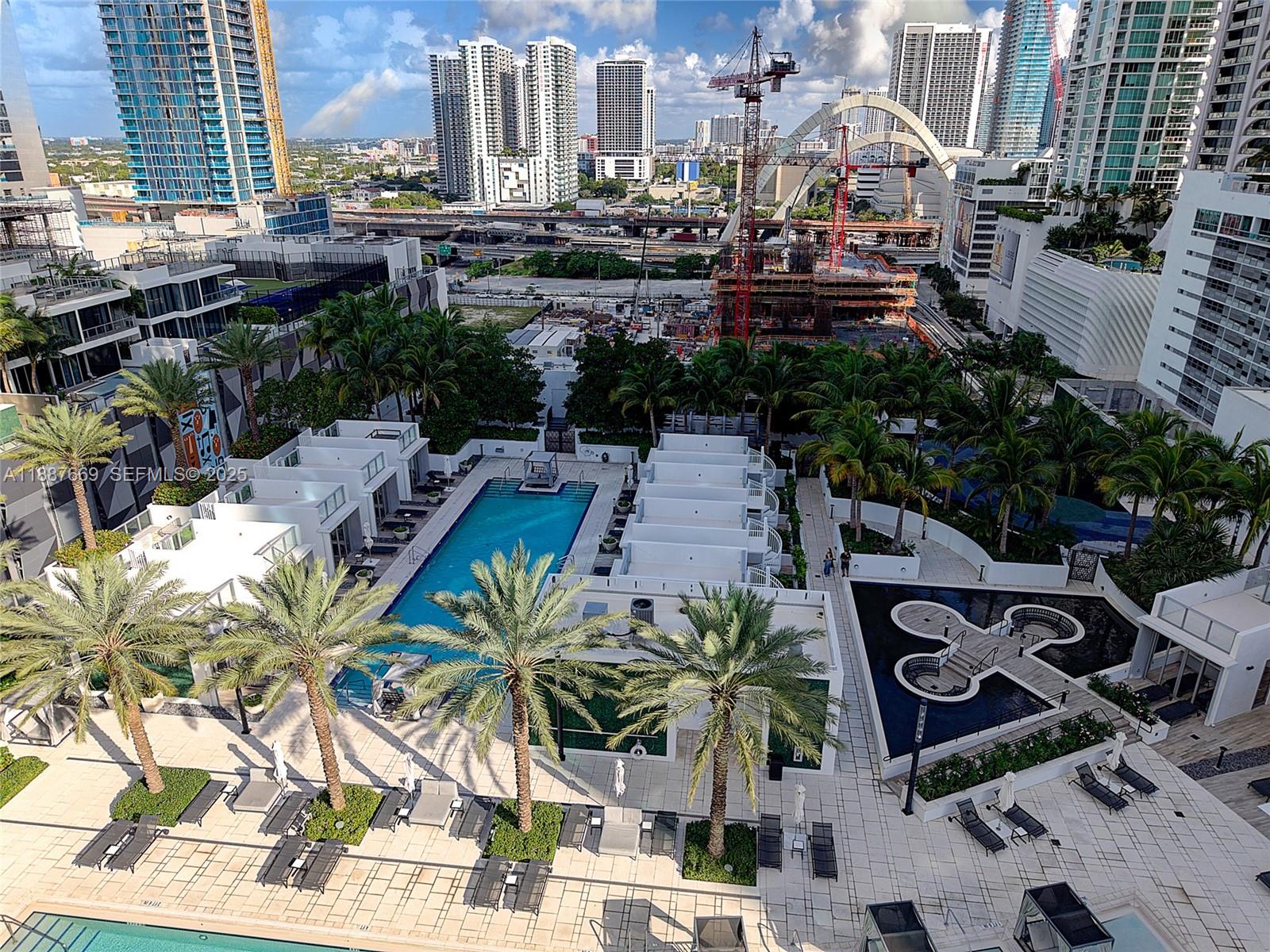 851 Northeast 1st Avenue, Unit 2802 Miami, FL 33132 - Photo 39 of 50 a view of a city