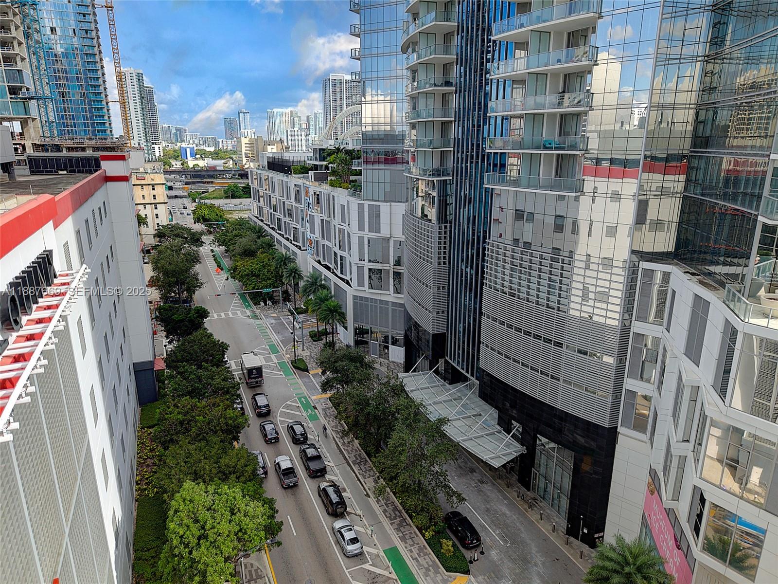 851 Northeast 1st Avenue, Unit 2802 Miami, FL 33132 - Photo 48 of 50 a city view with tall buildings