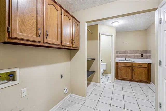 a view of a blue wall