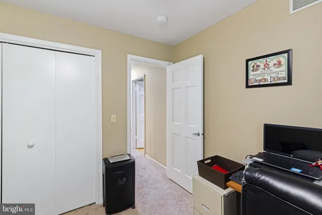 a view of room with walk in closet