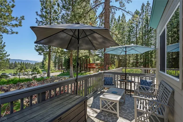a view of a sky from a balcony
