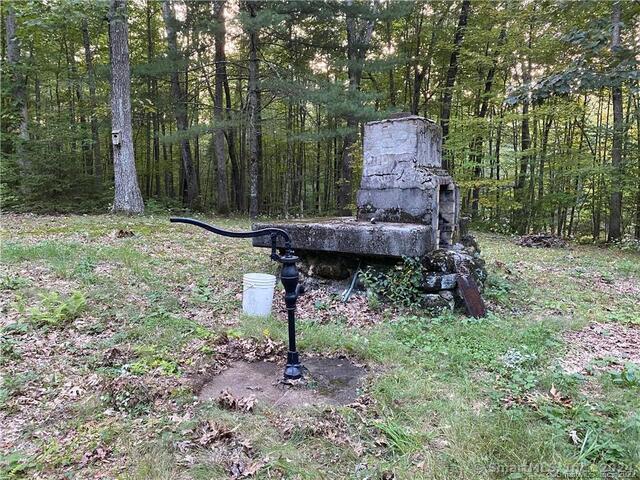 19 Potter Road Stafford, CT 06076 - Photo 8 of 18 a view of a backyard with a barn and large trees